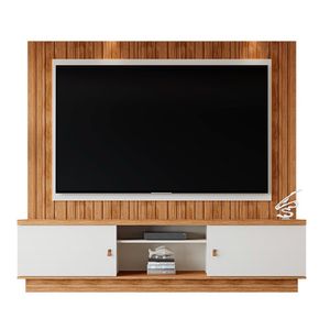 Home para TV até 70 Polegadas Mobler Santos - Amendoa/Prola