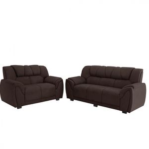 Sofa Parana Moscou 3 E 2 Lugares Marrom