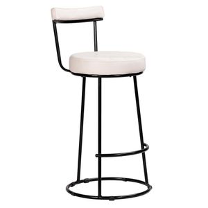 Banqueta Miami 96cm Couríssimo Branco - Salaone Branco