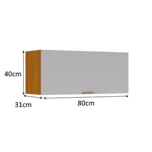 Armário Geladeira Lúmina Porta Basculante 80cm - Itatiaia Cinamomo-fendi