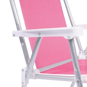 Cadeira Alta Aumínio Sannet Rosa