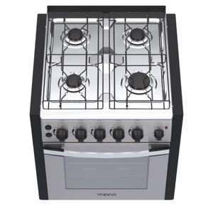 Fogao a Gas de Embutir 4 Bocas Venax Gaudi Platinum GII Inox