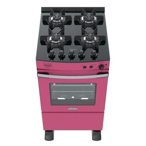 Fogao a Gas 4 Bocas Venax Gaudi Vetro Vitreo Pink