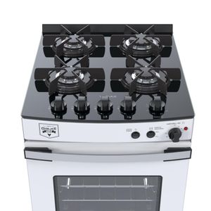 Fogao a Gas 4 Bocas Venax Gaudi Vetro Vitreo Branco