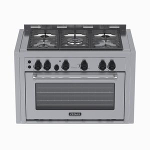 Fogao a Gas de Embutir 5 Bocas Venax Temis Inox