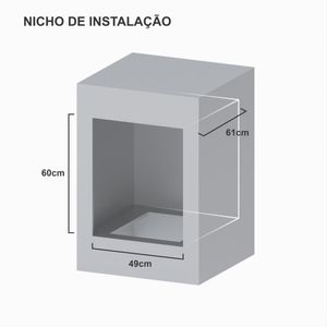 Forno de Embutir a Gas Venax 51,8L Arena GIII Vermelho