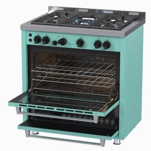 Fogao a Gas 5 Bocas Venax Temis Verde