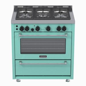 Fogao a Gas 5 Bocas Venax Temis Verde