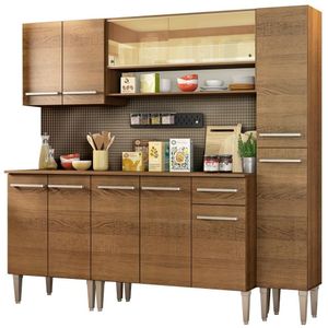 Cozinha Completa Emilly Sky Armário e Balcão Madesa