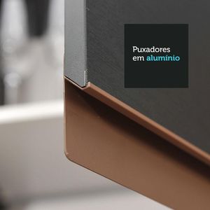 Cozinha Completa Madesa Reims Armário E Balcão Preto/rustic