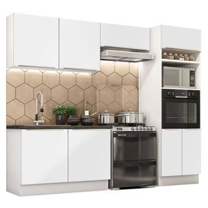 Cozinha Completa Madesa Lux 270001 Com Armário E Balcão
