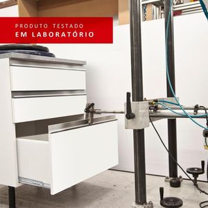 Cozinha Completa Madesaa Com Armário E Balcão Branco/preto