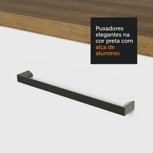 Armário De Cozinha Completa 270cm Rustic/branco Agata Madesa