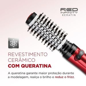 Escova Rotativa Mondial Infinity Er-11-kr Vermelho 220V