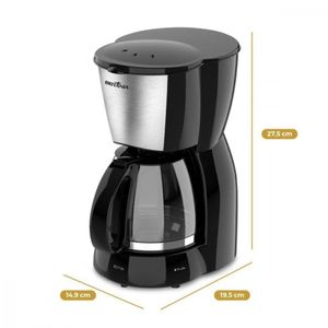 Cafeteira Britânia 18 Cafezinhos Jarra De Vidro 550W BCF19A Preto/inox 220V