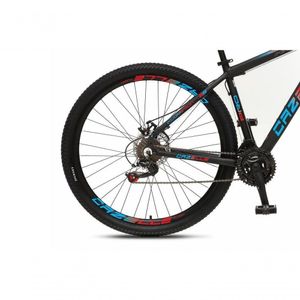 Bicicleta Aro 29 Colli Cazelle Turim 21m Aluminio Quadro 17 Preto-adesivo Azul-vermelho