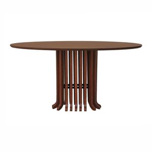 Mesa De Jantar Denver Tampo Oval 160x90cm Amêndoa