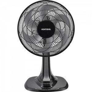 Ventilador De Mesa Ventisol Turbo 6 30cm Preto-cinza 110V