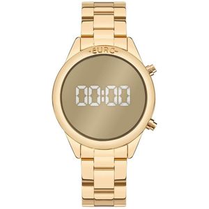 Relógio Euro Feminino Fashion Fit Reflexos Dourado - Euds8054ak-4d