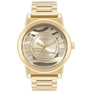 Relógio Euro Feminino Glitz Dourado - Eu2036ytr-4d Eu2036ytr-4d