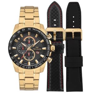 Relógio Technos Masculino Ts Carbon Dourado - Os1abr-t1p