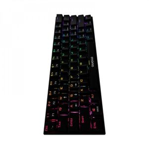 Teclado Mecânico Gamer Hermes E3 Rgb Switch Azul Preto E Rgb