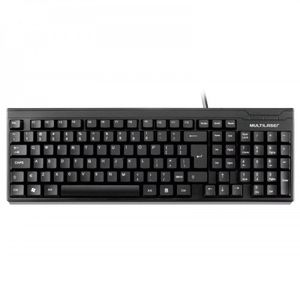 Teclado Usb Multilaser Basico Slim Tc193 Preto