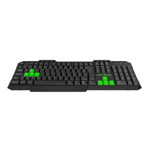 Teclado Gamer Membrana Python Viper Pro Preto Preto