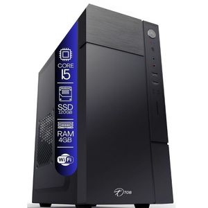 Computador I5 Ssd 120 Gb Memória 4gb Com Teclado-mouse, Rede Sem Fio, Monitor 19" E Windows Trial