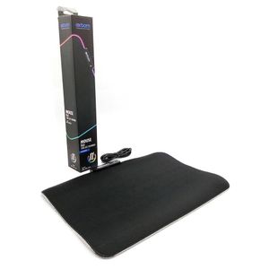 Mouse Pad Speed Borda LED RGB 14 Modos 7 Cores 357x255x4mm USB MP-LED2535 Exbom