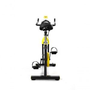 Bicicleta Spinning Com Roda De Inercia 8kg  Preto E Amarelo