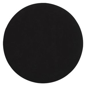 Puff Redondo Estilo E Elegância Sala Escritório Cozinha Preto