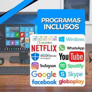 Computador Tob Intel Core I5 Com Rede Sem Fio Ssd 960gb RAM 16gb Windows 10 Pro Trial Desktop Cpu