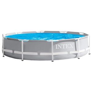 Piscina Estrutural Armação Litros Prism Com Bomba Filtrante 220v Intex