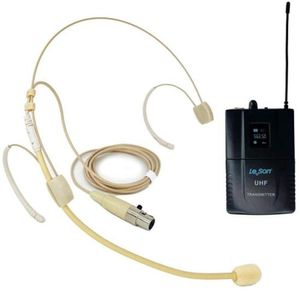 Sistema De Microfone Duplo Sem Fio Leson Ls962 Bege