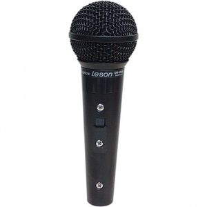 Microfone Com Fio Profissional Sm58 P4 Bk Preto Fosco Impedância Alta Acompanha Cabo 5 Metros