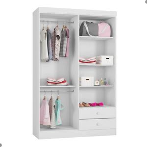 Guarda Roupa Infantil Lyfa Branco