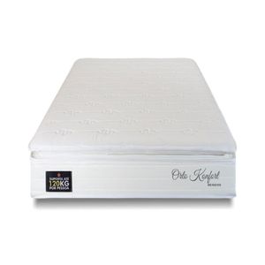 Colchão Solteiro Hellen Orto Confort One Face D33 Branco Com Bege