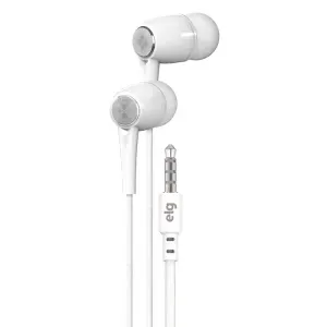 Fone De Ouvido Elg com Fio Branco Ep12wh
