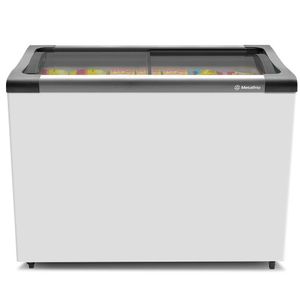 EXPOSITOR HORIZONTAL METALFRIO 284L 127V 2PORTAS BRANCO NF30