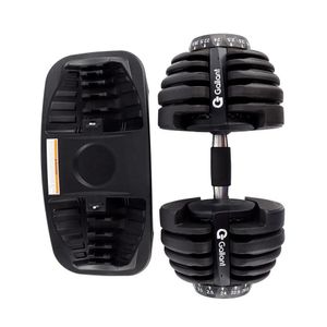 Dumbbell Halter Regulável Anilhas 24Kg Gallant Elite Pro - (GDb24R0A-Pt )