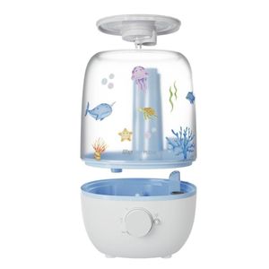 Umidificador Wap Air Flow 2.3 Litros Com Luminária Branco Com Azul Bivolt