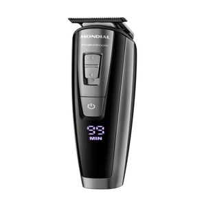 Aparador de Pelos PraticGroom Mondial Preto 6W Bivolt - BG-09