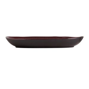 Conjunto Com 4 Travessas Oval Funda Grande Orgânico Volcano 32X16Cm 650Ml