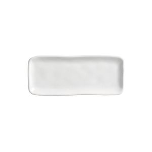Conjunto com 4 Travessas Oval Rasa Pequena Orgânico New White 23x11cm
