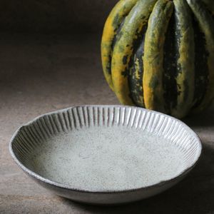 Conjunto com 6 Pratos Fundo Linhas Pistache Ø22,5cm 830ml