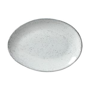 Conjunto com 6 Pratos de Sobremesa Oval Orgânico Echo 22,5x16,5x2,5cm