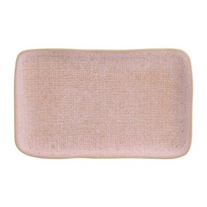 Conjunto Com 4 Travessas Retangular Média Juta Litchi 27X16Cm