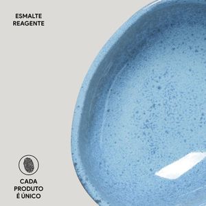 Conjunto com 6 Cumbucas Oval Orgânico Breeze 14,5x12x4,9cm 265ml