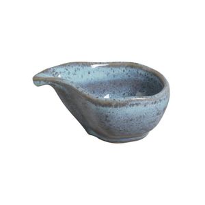 Conjunto com 6 Molheiras Oval Orgânico Breeze 8x6cm 40ml